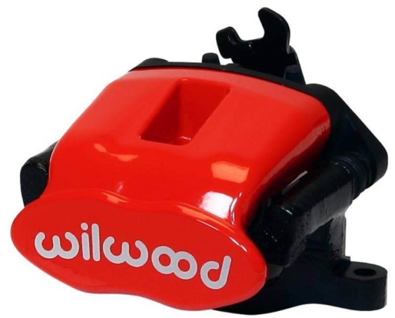 Wilwood 120-10112-RD Wilwood Caliper-Combination Parking Brake-L/H-Red 41mm piston .81in Disc