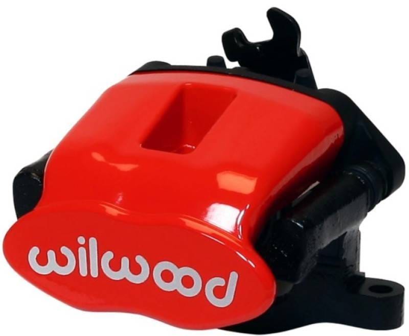 Wilwood 120-10113-RD Wilwood Caliper-Combination Parking Brake-R/H-Red 41mm piston .81in Disc