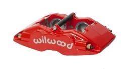 Wilwood 120-11133-RD Wilwood Caliper - FSLI4 - Red 1.62in Piston 1.25in Rotor
