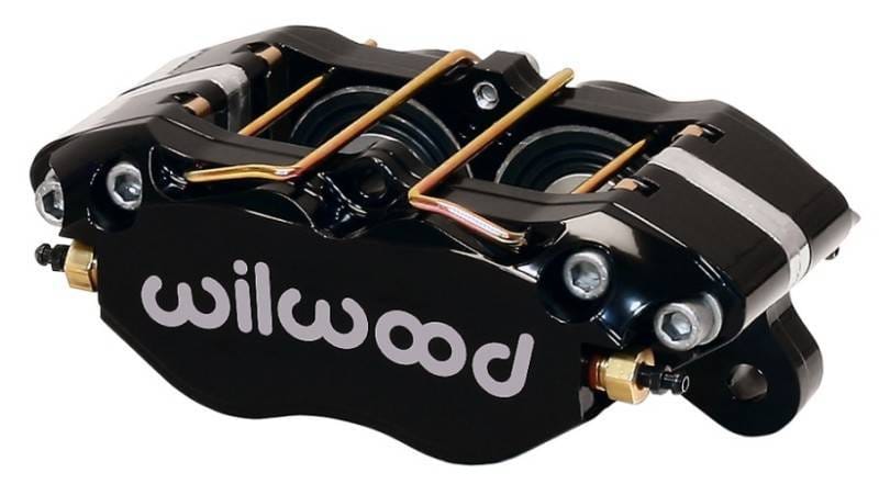 Wilwood 120-11481 Wilwood Caliper-Dynapro Dust-Boot 5.25in Mount - Blk 1.38in Pistons .81in Disc