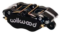 Wilwood 120-11482 Wilwood Caliper-Dynapro Dust-Boot 5.25in Mount - Blk 1.75in Pistons .81in Disc