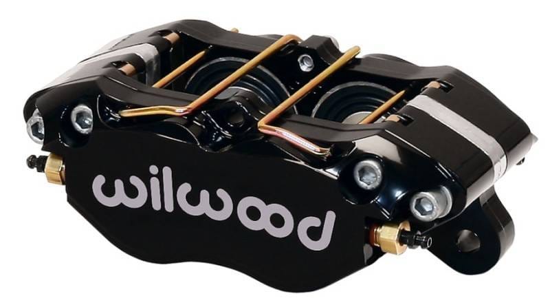 Wilwood 120-11482 Wilwood Caliper-Dynapro Dust-Boot 5.25in Mount - Blk 1.75in Pistons .81in Disc