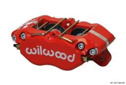 Wilwood 120-11482-RD Wilwood Caliper-Dynapro Dust-Boot 5.25in Mount - Red 1.75in Pistons .81in Disc