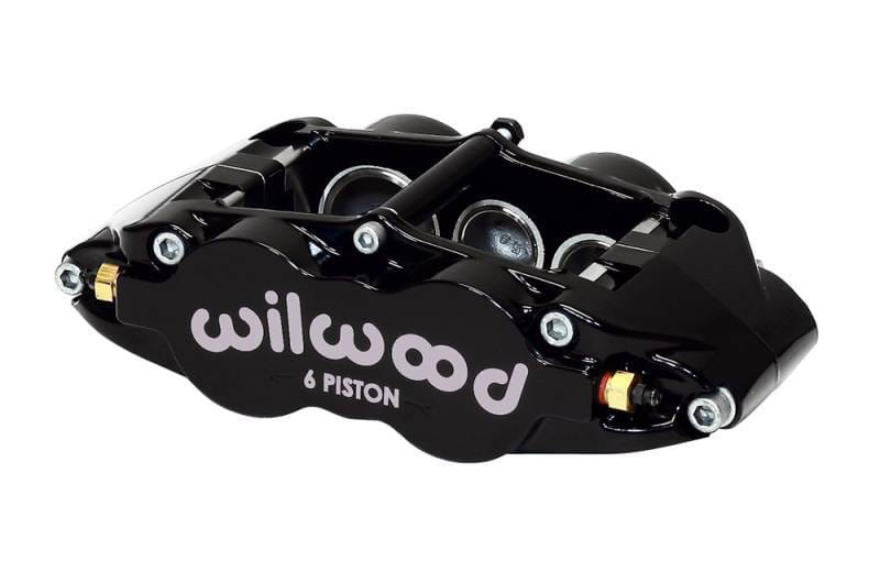 Wilwood 120-11778-BK Wilwood Caliper-Narrow Superlite 6R-RH - Black 1.62/1.12/1.12in Pistons 1.25in Disc