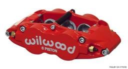 Wilwood 120-11778-RD Wilwood Caliper-Narrow Superlite 6R-RH - Red 1.62/1.12/1.12in Pistons 1.25in Disc