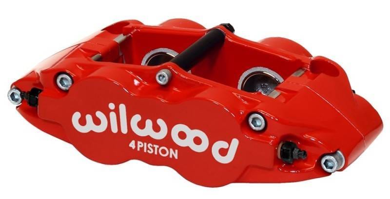 Wilwood 120-11782-RD Wilwood Caliper-Narrow Superlite 4R - Red 1.12/1.12in Pistons 1.10in Disc