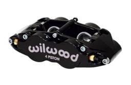 Wilwood 120-11784-BK Wilwood Caliper-Narrow Superlite 4R - Black 1.75/1.75in Pistons 1.10in Disc