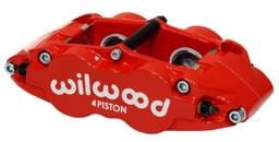 Wilwood 120-11784-RD Wilwood Caliper-Narrow Superlite 4R - Red 1.75/1.75in Pistons 1.10in Disc
