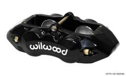 Wilwood 120-10525-BK Wilwood Caliper-D8-4 Front Black 1.88in Pistons 1.25 Disc