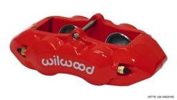 Wilwood 120-10525-RD Wilwood Caliper-D8-4 Front Red 1.88in Pistons 1.25 Disc