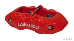 Wilwood 120-10526-RD Wilwood Caliper-D8-4 Rear Red 1.38in Pistons 1.25in Disc