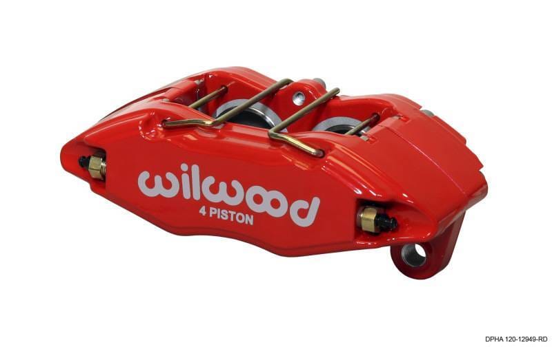 Wilwood 120-12949-RD Wilwood Caliper-Dynapro Honda/Acura - Red 1.62in Pistons .83in Disc