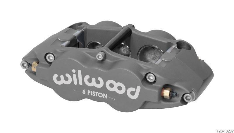 Wilwood 120-13237 Wilwood Caliper-Forged Superlite 6R-R/H 1.62/1.12/1.12in Pistons 0.81in Disc