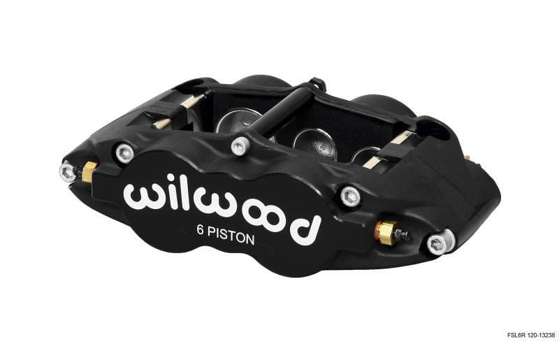 Wilwood 120-13238 Wilwood Caliper-Forged Superlite 6R-L/H 1.62/1.12/1.12in Pistons 0.81in Disc