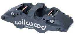 Wilwood 120-13288 Wilwood Caliper-Aero4-L/H - Black Anodize 1.88/1.62in Pistons 1.25in Disc