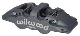 Wilwood 120-13292 Wilwood Caliper-Aero6-L/H - Black Anodize (.80 Thk Pad) 1.62/1.12/1.12in Pistons 1.25in Disc