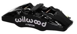 Wilwood 120-13428-RD Wilwood Caliper-Forged Dynapro 6 5.25in Mount-Red-R/H 1.62/1.38in/1.38in Pistons .81in Disc
