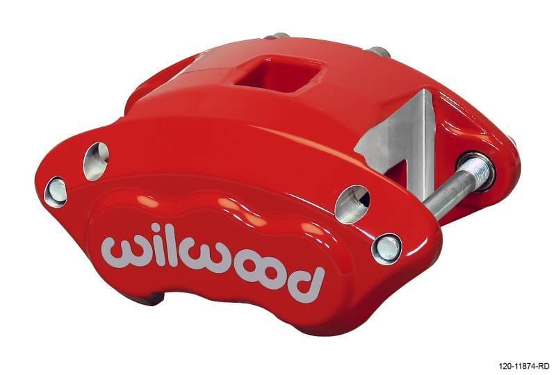 Wilwood 120-11874-RD Wilwood Caliper-D154-Red 1.12/1.12in Pistons 1.04in Disc