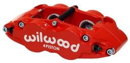 Wilwood 120-11876-RD Wilwood Caliper-Narrow Superlite 4R - Red 1.12/1.12in Pistons 0.81in Disc
