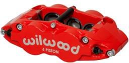 Wilwood 120-12002-RD Wilwood Caliper-Narrow Superlite 6R-RH - Red 1.38/1.12/1.12in Pistons 1.10in Disc