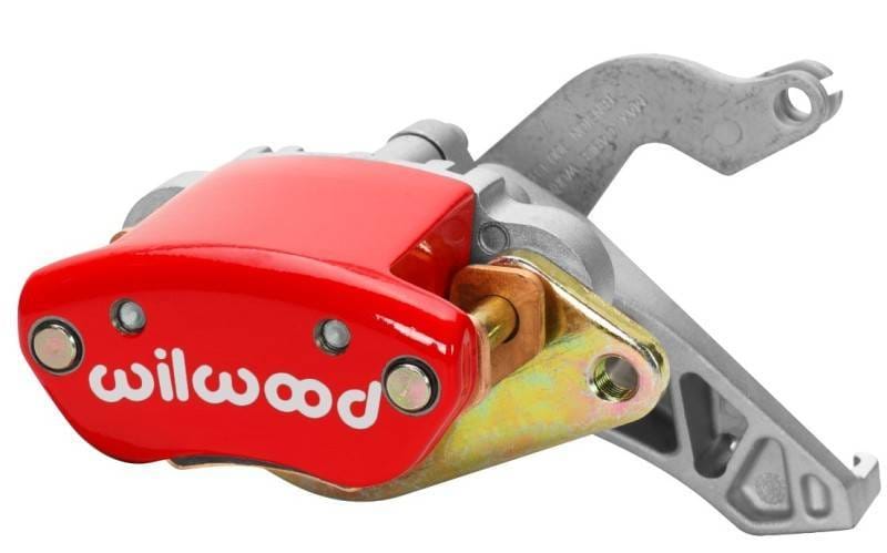 Wilwood 120-12069-RD Wilwood Caliper-MC4 Mechanical-R/H - Red w/ Logo 1.19in Piston .81in Disc