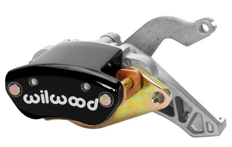 Wilwood 120-12070-BK Wilwood Caliper-MC4 Mechanical-L/H - Black w/ Logo 1.19in Piston .81in Disc