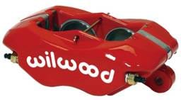 Wilwood 120-12502-RD Wilwood Caliper-Forged Dynalite-Red 1.75in Pistons 1.10in Disc