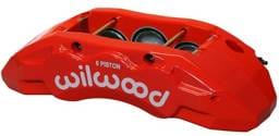 Wilwood 120-13816-RD Wilwood Caliper-TX6R- L/H - Red 2.00/1.88/1.88in Pistons 1.38in Disc