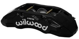 Wilwood 120-13818-BK Wilwood Caliper-TX6R- L/H - Black 1.75/1.62/1.62in Pistons 1.38in Disc