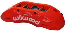 Wilwood 120-13818-RD Wilwood Caliper-TX6R- L/H - Red 1.75/1.62/1.62in Pistons 1.38in Disc