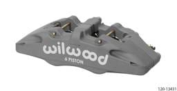 Wilwood 120-13431 Wilwood DynaPro DP6 Lug Mount Anodized Alum. Caliper 1.62in/1.38in/1.38in Piston .38in Rotor - Left