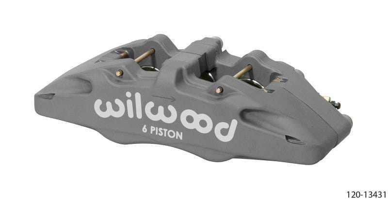 Wilwood 120-13431 Wilwood DynaPro DP6 Lug Mount Anodized Alum. Caliper 1.62in/1.38in/1.38in Piston .38in Rotor - Left