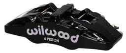 Wilwood 120-13439-BK Wilwood Caliper-Forged Dynapro 6 5.25in Mount-L/H 1.38/1.00/1.00in Pistons .81in Disc