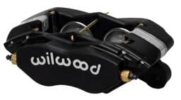 Wilwood 120-13745-BK Wilwood Caliper-Forged Dynalite-M-Red 1.75in Pistons 1.25in Disc