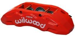 Wilwood 120-13813-RD Wilwood Caliper-TX6R- R/H - Red 2.00/1.88/1.88in Pistons 1.50in Disc