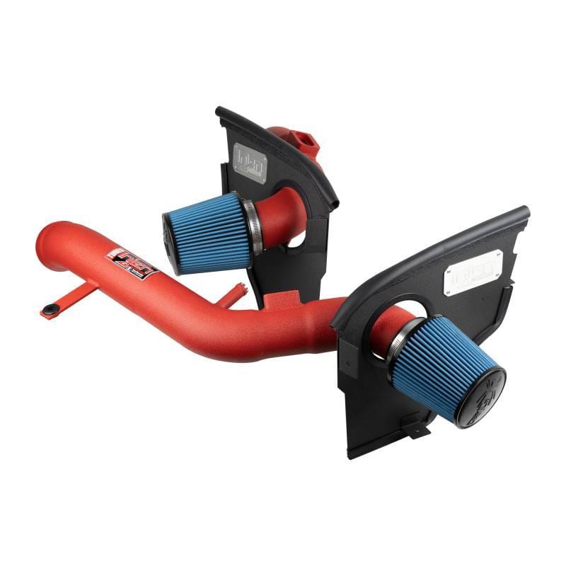 Injen SP1116WR Injen 2015 M3/M4 3.0L Twin Turbo Wrinkle Red Short Ram 2pc. Intake System w/ MR Technology - Fits 2015-2021 BMW M4, M2