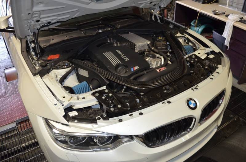 Injen SP1116WR Injen 2015 M3/M4 3.0L Twin Turbo Wrinkle Red Short Ram 2pc. Intake System w/ MR Technology - Fits 2015-2021 BMW M4, M2 thumbnail 5