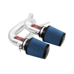 Injen SP1130P Injen 08-09 535i E60 3.0L L6 Twin intake & AMSOIL Filters Polished Short Ram Intake - Fits 2008-2010 BMW 535i, 535xi