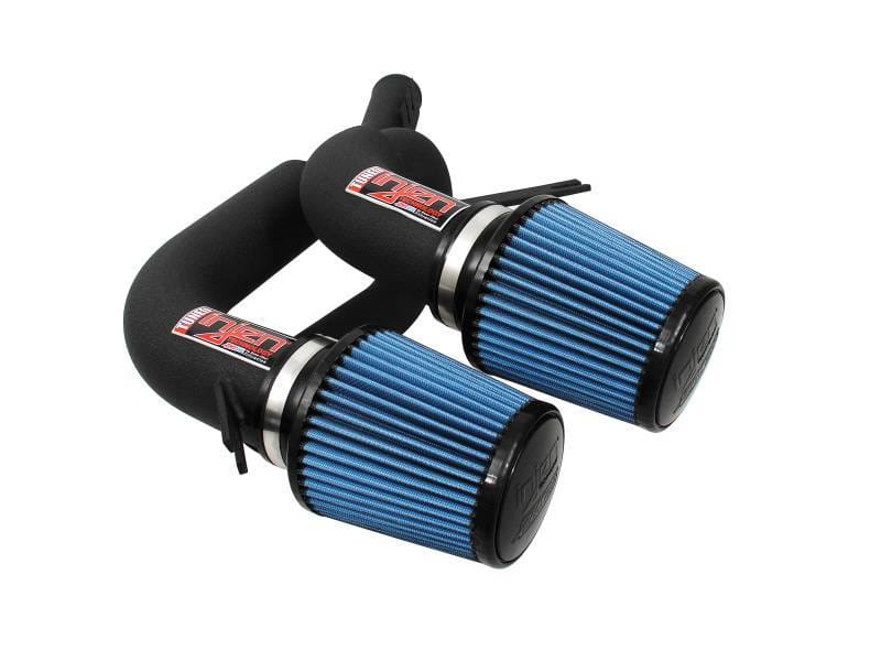 Injen SP1130WB Injen 08-09 535i E60 3.0L L6 Twin intake & AMSOIL Filters Wrinkle Black Short Ram Intake - Fits 2008-2010 BMW 535i, 535xi thumbnail 3