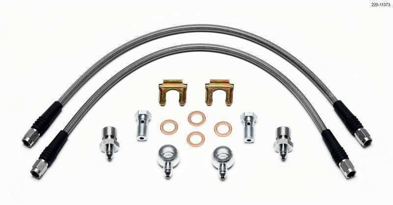 Wilwood 220-11373 Wilwood Flexline Kit D52 Caliper 18in w/ Banjo 7/16-20