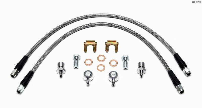 Wilwood 220-11718 Wilwood Flexline Kit D52 Caliper 20in w/ Banjo 7/16-20