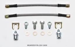 Wilwood 220-12630 Wilwood Flexline Kit D52 Caliper 10in w/ Banjo 10mm -3/8-24 Chassis