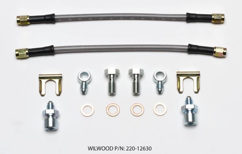 Wilwood 220-12630 Wilwood Flexline Kit D52 Caliper 10in w/ Banjo 10mm -3/8-24 Chassis