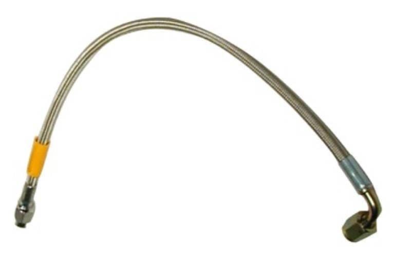 Wilwood 220-10848 Wilwood Flexline Brake Line 18in OAL -3AN to -3AN Female 90 Degree