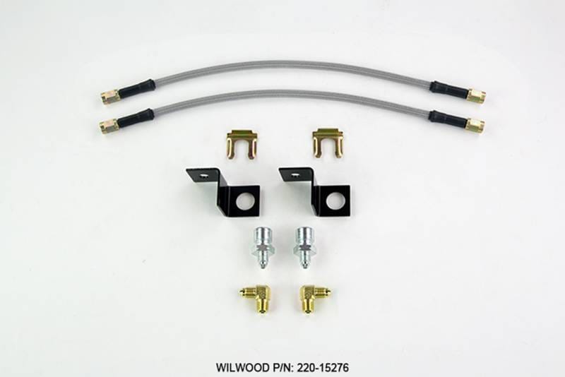 Wilwood 220-15276 Wilwood Flexline Kit 14 inch -3 M10-1.5 IF 1/8 NPT 90 Degree