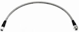 Wilwood 220-8222 Wilwood 19in OAL Flexline -3 Hose to M10 x 1.00 to -3 Female Bubble Flare