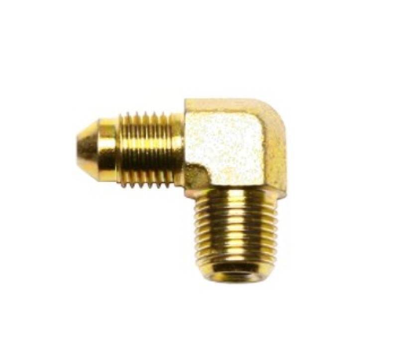 Wilwood 220-13125 Wilwood Inlet Fitting - 1/8-27 NPT to -3 (90)