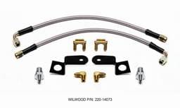 Wilwood 220-14073 Wilwood Flexline Kit 14in. M10-1.00 90 Deg