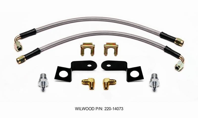 Wilwood 220-14073 Wilwood Flexline Kit 14in. M10-1.00 90 Deg