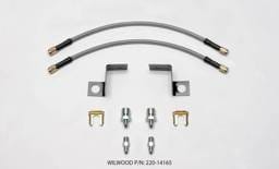Wilwood 220-14165 Wilwood Flexline Kit 14 inch -3 3/8-24 IF 1/8 NPT Straight